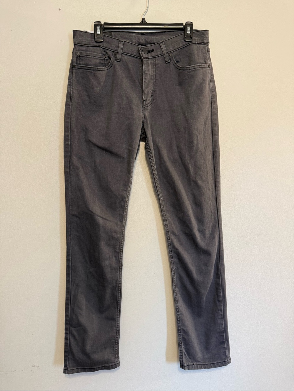 Levi's 511 Medium Gray Wash Denim Jeans Size 32x32 Men’s Slim Fit Straight